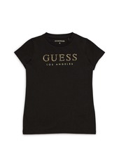 GUESS Sebas Beaded Logo Tee (7-14)