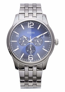 GUESS Silver-Tone Multifunction Watch