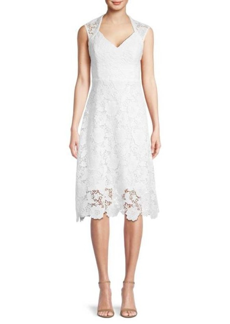 GUESS Sleeveless Crochet Lace Dress