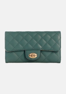 GUESS Stars Hollow Quilted Slim Clutch