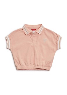 GUESS Tammy Terrycloth Cropped Polo (7-14)