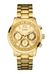 GUESS Women's Gold-Tone Multi-function Watch 42mm