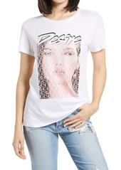 GUESS Desire Bubble Jersey Graphic Tee in Pure White at Nordstrom