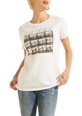 GUESS Film Roll Easy Graphic Tee in Pure White at Nordstrom