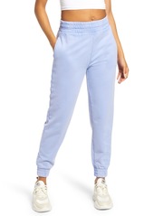 GUESS Logo Embroidered Cotton Joggers in Soft Purple at Nordstrom