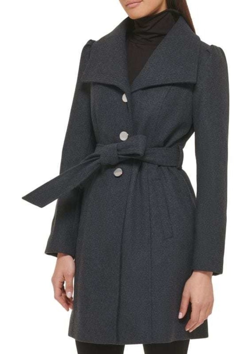 GUESS Wool Blend Peacoat