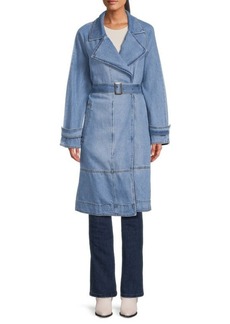Habitual Jeans Belted Denim Trench Coat