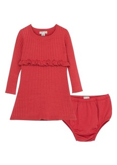 Habitual Jeans Habitual Girl Long Sleeve Dress & Bloomers in Red at Nordstrom