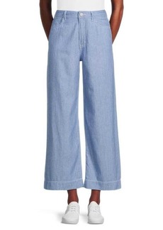 Habitual Jeans Striped Wide Leg Jeans