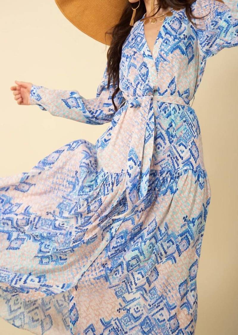 Hale Bob Aryn Maxi In Blue