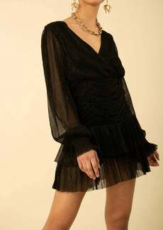 Hale Bob Ellie Mini Dress In Black