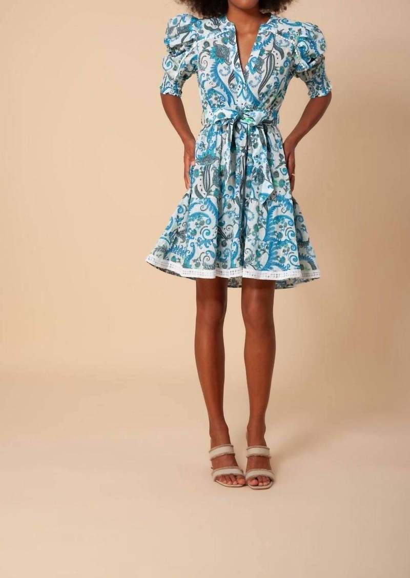 Hale Bob Roxie Dress In Blue