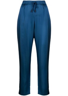 Hale Bob satin-weave tapered trousers
