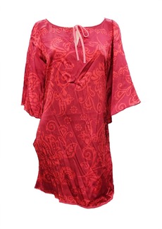 Hale Bob Women'S Printed Silk Dress in Red Multi