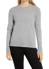 Halogen® Crewneck Cashmere Sweater