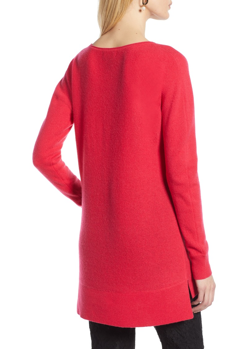 Halogen Halogen® High/Low Wool & Cashmere Tunic Sweater (Regular ...