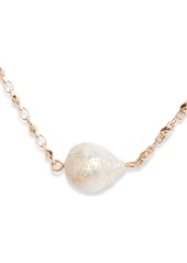 Halogen® Imitation Pearl Necklace