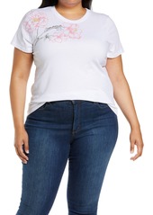 Halogen® Mama Floral Graphic Tee (Plus Size)
