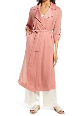 Halogen® Soft Trench Duster Jacket