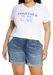 Halogen® We Are Love Graphic Tee (Plus Size)