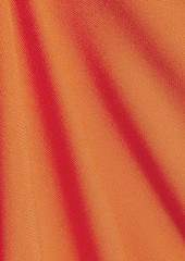 Halston - Briar open-back jersey halterneck gown - Orange - US 10
