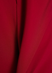 Halston - Crepe halterneck mini dress - Red - US 4