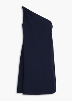 Halston - Kalia one-shoulder crepe mini dress - Blue - US 0