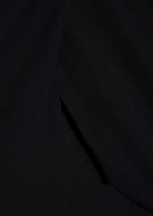 Halston - Kora asymmetric cutout ponte midi dress - Black - US 0