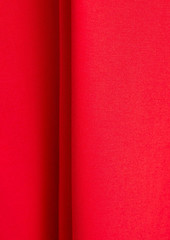 Halston - One-sleeve stretch-jersey midi dress - Red - XS