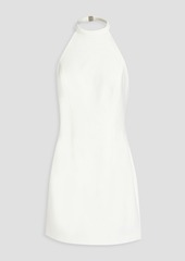 Halston - Vic crepe halterneck mini dress - White - US 6