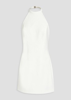 Halston - Vic crepe halterneck mini dress - White - US 8