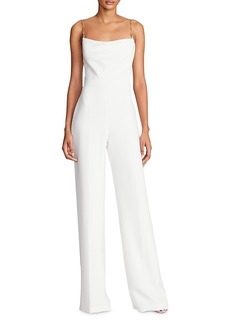 Halston Brea Scoop Neck Sleeveless Jumpsuit