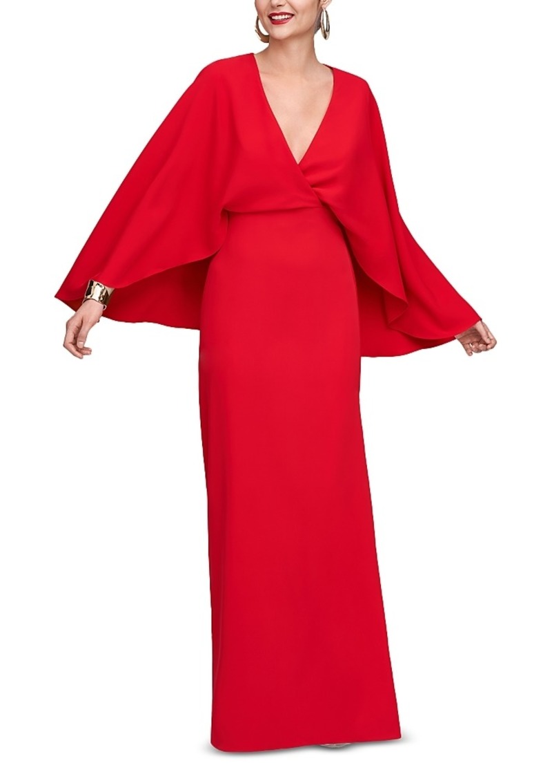 Halston Olaya Cape Gown