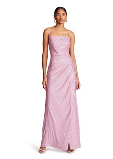 HALSTON Women's Alania Gown in Stretch Sequin
