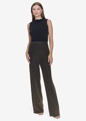 Halston Women's Pull-On Wide-Leg Pants - Black