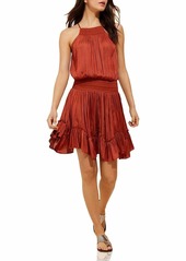 HALSTON Women's Sleeveless Cami Dress w/Stitch Detail  XL