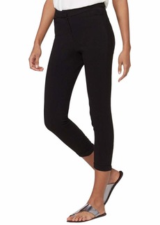 HALSTON Women's Tapered Ankle Zipped Pants