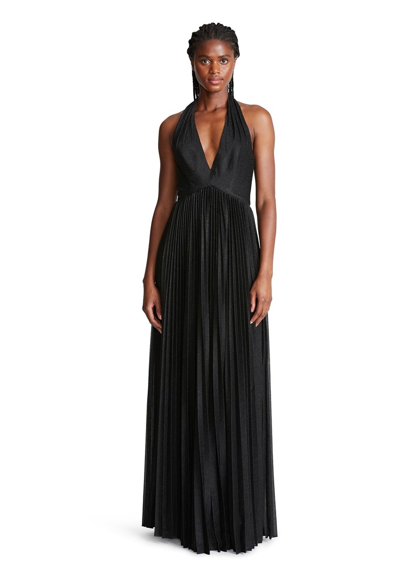 HALSTON Women's Tiffany Gown in Shimmer Jersey