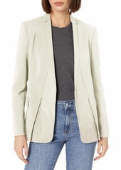 HALSTON HERITAGE Women's Long Sleeve Jacket with Notch Detail  S