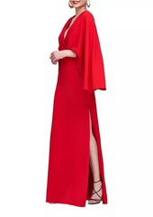 Halston Olaya Fluid Crepe Gown