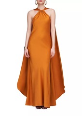 Halston Reta Satin Gown