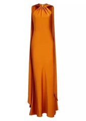 Halston Reta Satin Gown