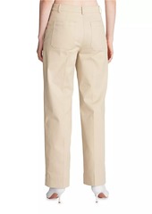 Halston Sam Twill Wide-Leg Pants