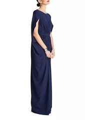 Halston Starla Capelet Gown