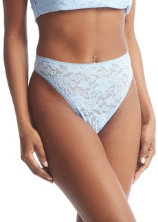 Hanky Panky DAILY LACE HIGH-CUT THONG