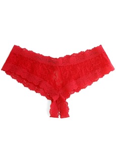Hanky Panky After Midnight Crotchless Cheeky Hipster Lingerie 482921 - Red