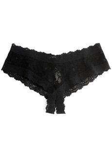 Hanky Panky After Midnight Crotchless Cheeky Hipster Lingerie 482921 - Black