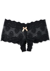 Hanky Panky After Midnight Peek-a-Boo Crotchless Brief 972701 - Black