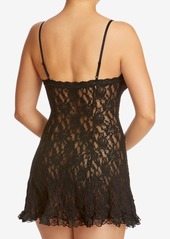 Hanky Panky Lace Lingerie Chemise Nightgown 485832 - Black