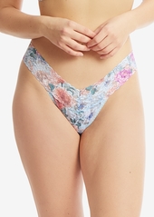 Hanky Panky Printed Signature Lace Low Rise Thong Underwear - Up All Night